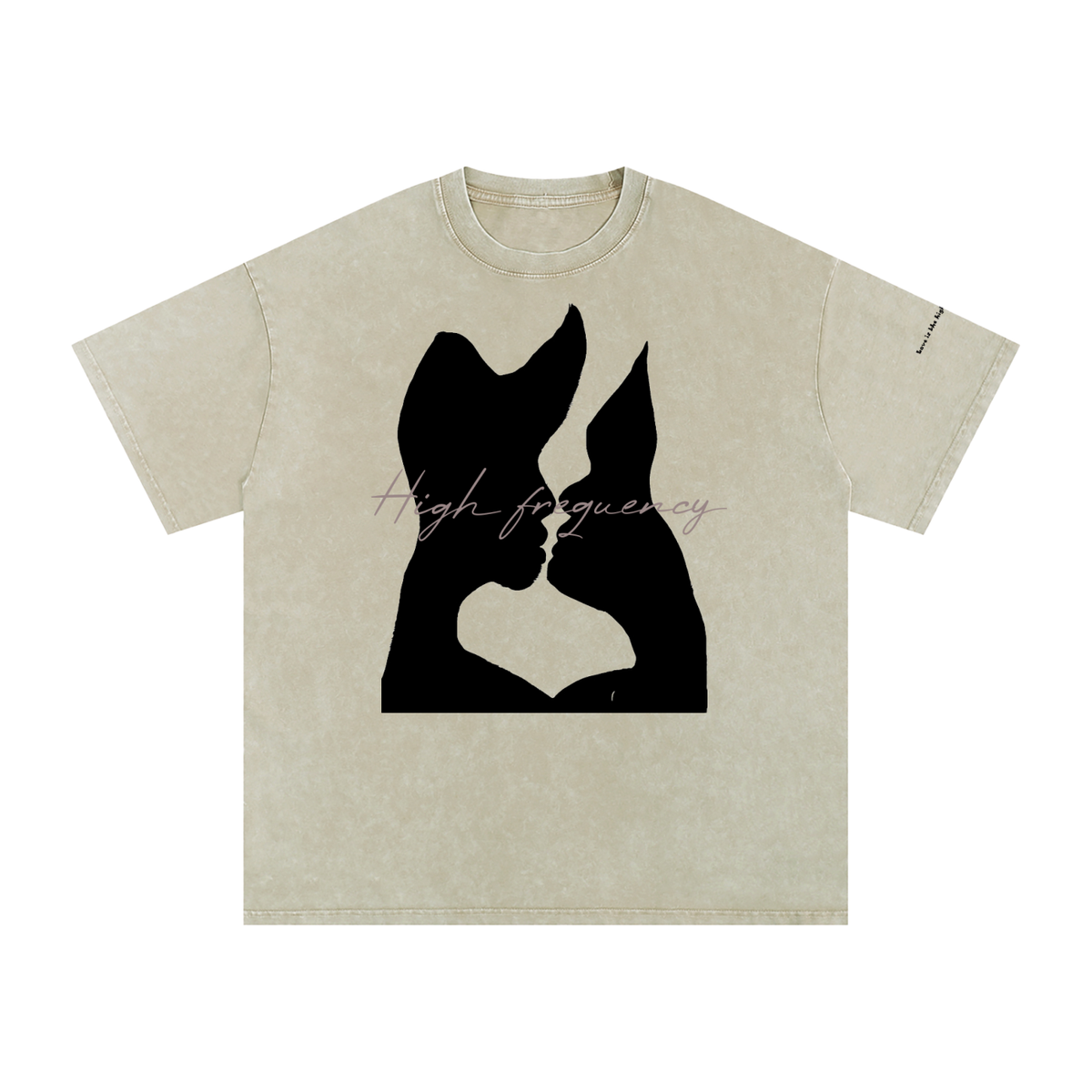 Love on high Frequency Cotton T-Shirt