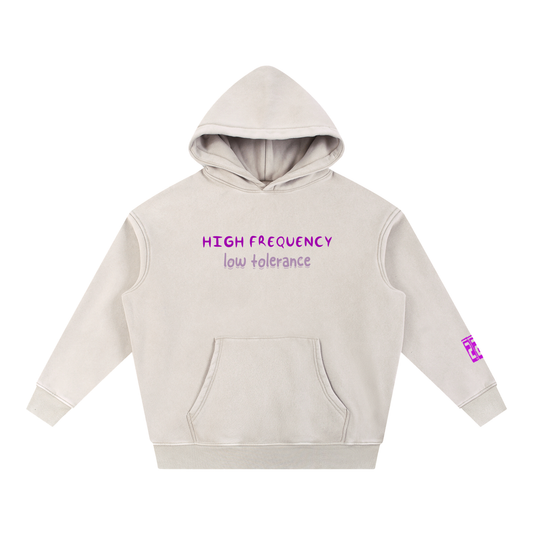 High frequency snow wash Hoodie