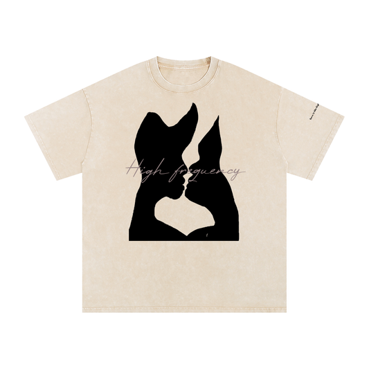 Love on high Frequency Cotton T-Shirt